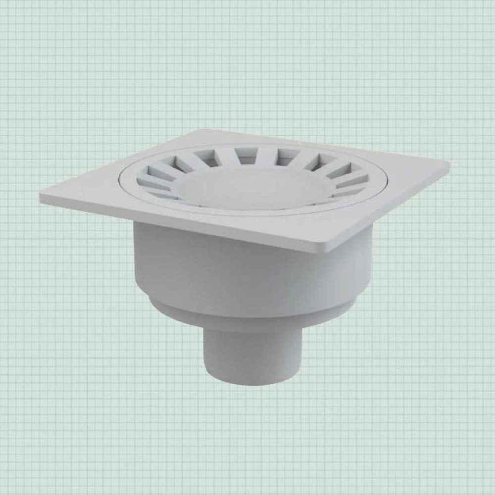 Трап вертикальный Ду 50 решетка (150)  