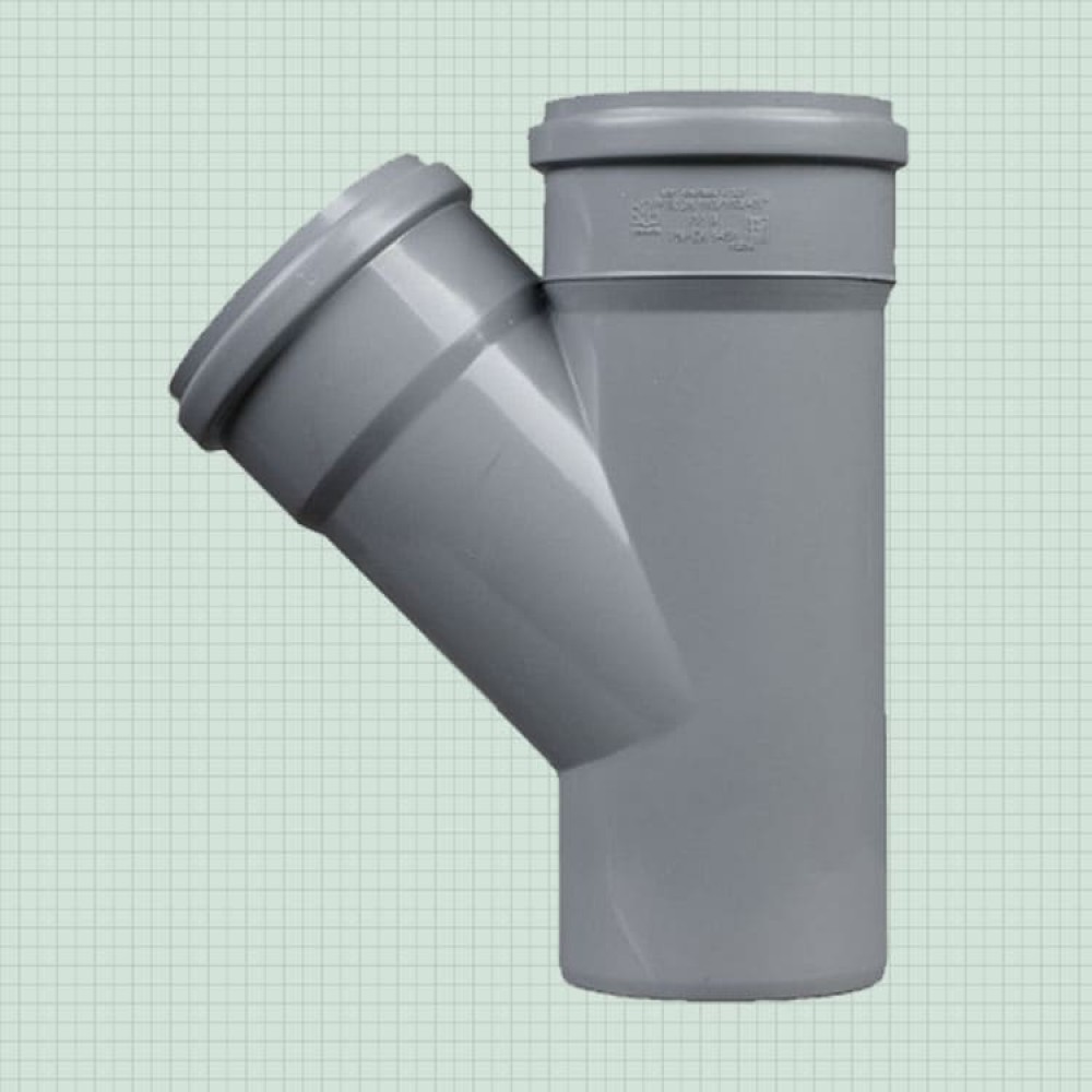 Тройник 110х110х45°  